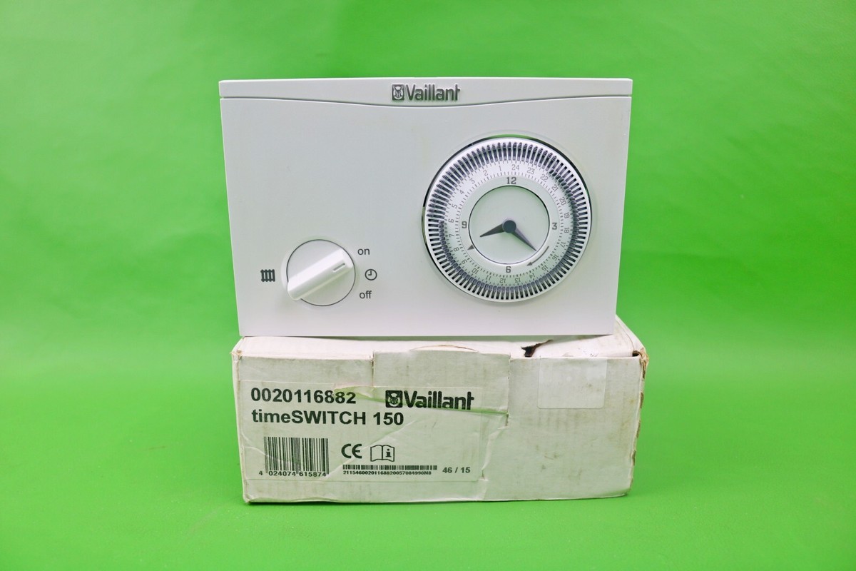 Vaillant Timeswitch 150 Plug-in 24 Hour Analogue Timer 0020116882