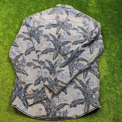 Camicia PME Legend uomo manica media lunga stampa palme floreale casual colletto - Foto 2 di 15