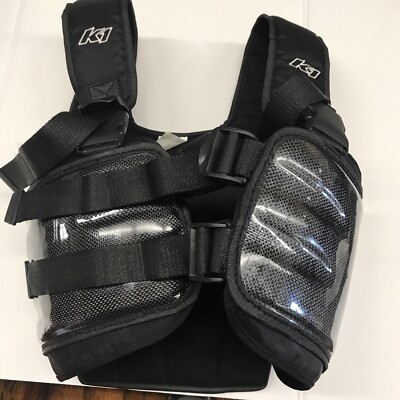 K1 RaceGear 16-CFV-N-XS Carbon Fiber Racing Rib Vest; X-Large (Black)