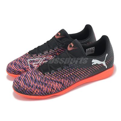 PUMA オレンジ/ブラック フットサルシューズ 28cm 新品 Puma Future 8 Play IT Black Orange Men Unisex Indoor Soccer Shoes
