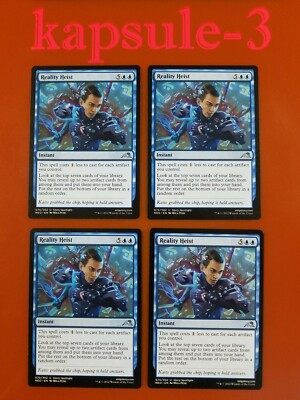 4x Reality Heist | Kamigawa Neon Dynasty | MTG Magic Cards