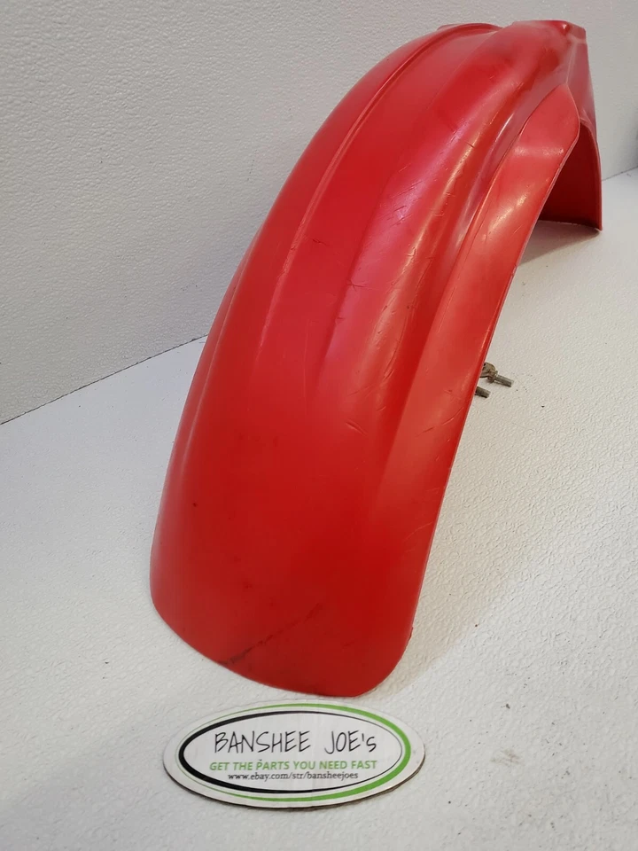 Honda CR250R 1988 OEM guardabarros delantero con accesorios de montaje OEM #61100-KA3-732ZA Foto 2 de 4