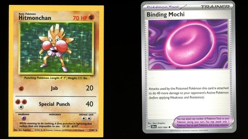 Hitmonchan 7/102 Holo Square Cut Misprint Error Pokemon Base Set | #B LP - Picture 2 of 4