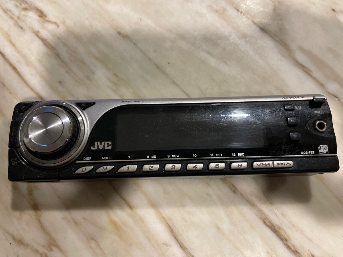 JVC KD-PDR50 CAR STEREO ONLY ONLY JVC KD-PDR50 FACEPLATE ONLY OEM