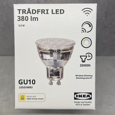 New IKEA TRADFRI White Spectrum Led Bulb Gu10 380 Lumen 405.474.37