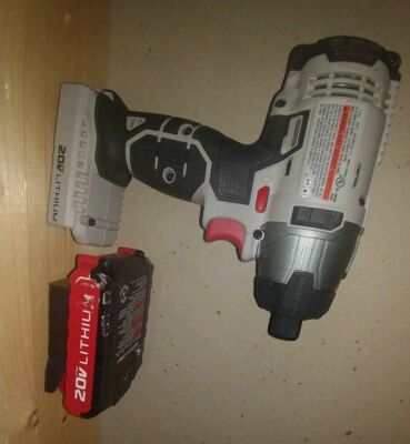 Porter Cable 20V Wall/Under Shelf Battery & Tool Holder Mount COMBO