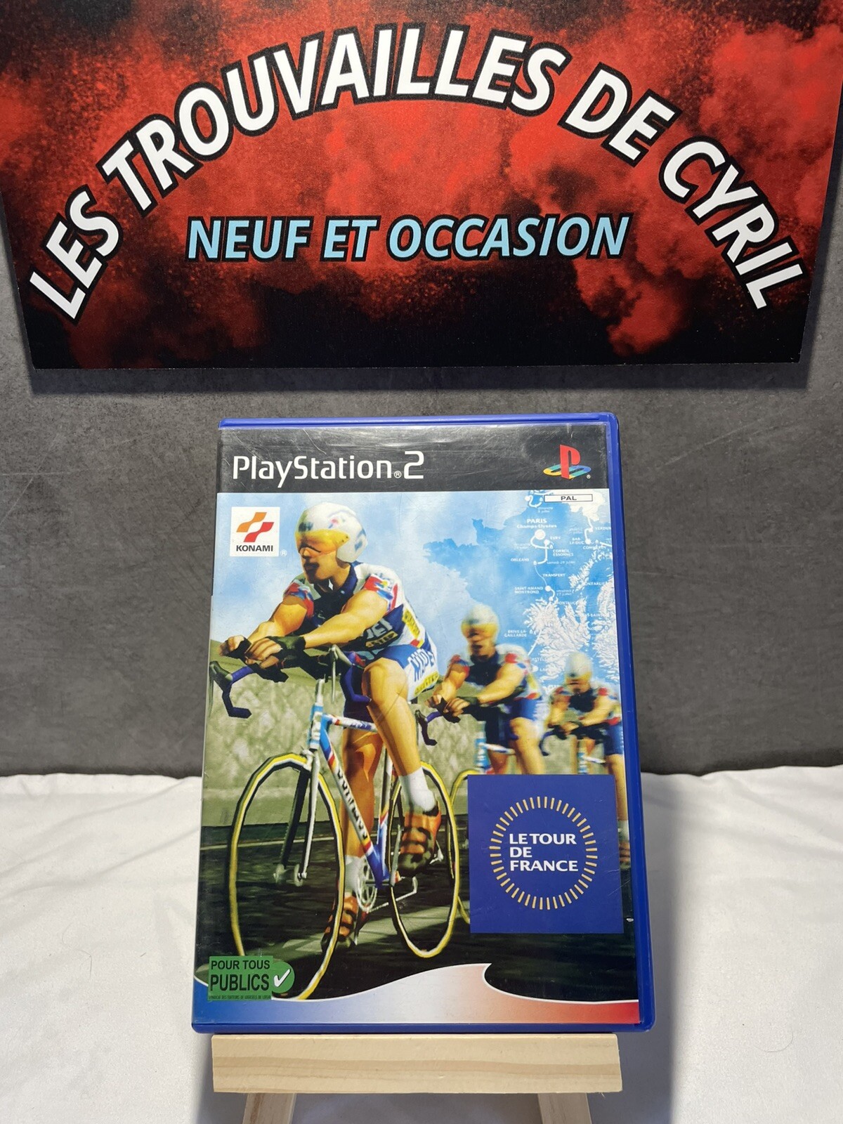 Jeu vidéo le tour de France pour PlayStation 2 PS2 avec notice