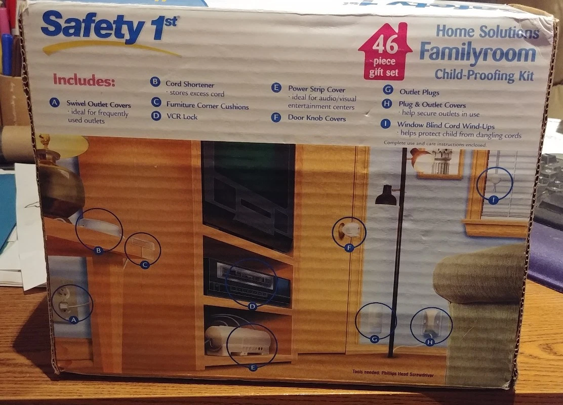 Safety 1st, 23pc Home Baby Proofing Kit, New In Box ASA