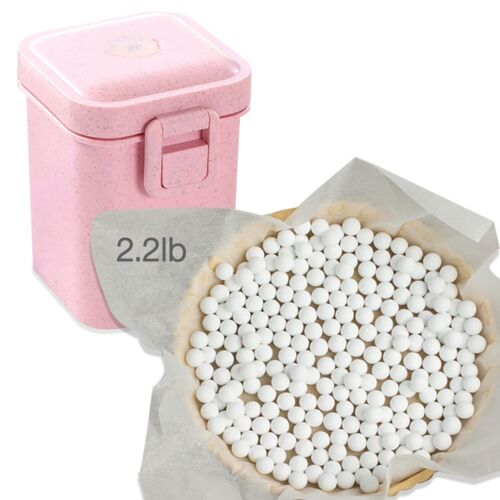 2.2Lb Ceramic Pie Weights Baking Beans Pie Crust Reusable 10mm Weights Natura...