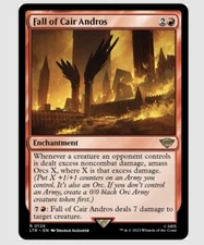Fall of Cair Andros Lord of the Rings: 0124 Non-Foil NM