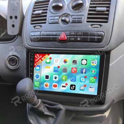 32GB Android 13 Autoradio GPS Navi Für Mercedes-Benz Vito Viano W639 2006-2014