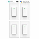 4Pack Smart WIFI Switch Light Wall Works with Alexa Google Home voice smart life