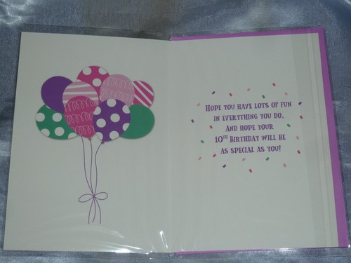 10th BIRTHDAY CARD BOY GIRL TENTH TEN YEAR OLD CUTE AGE CARD 10TH BIRTHDAY QUALI - Picture 43 of 45