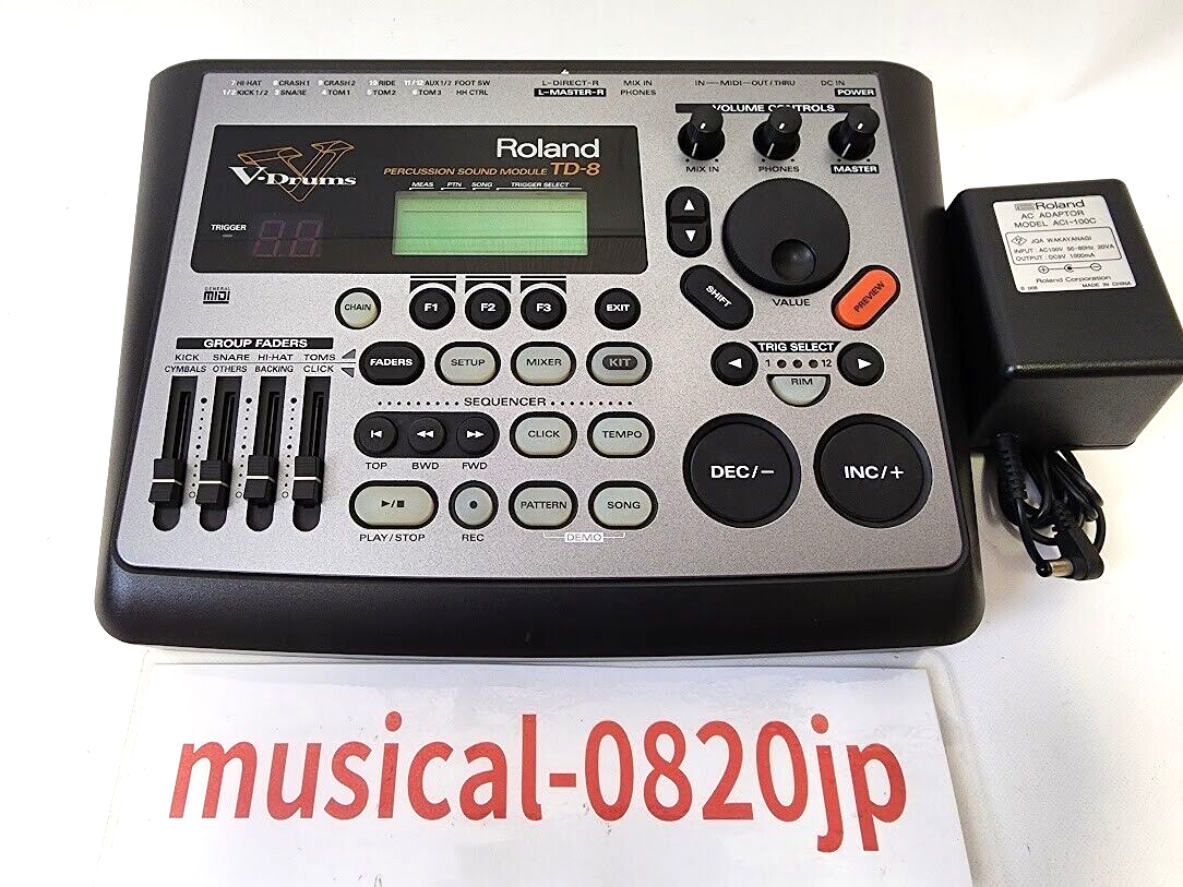 Roland TD-8 Drum Percussion Sound Module | eBay Roland TD-8 Drum Percussion Sound Module | eBay