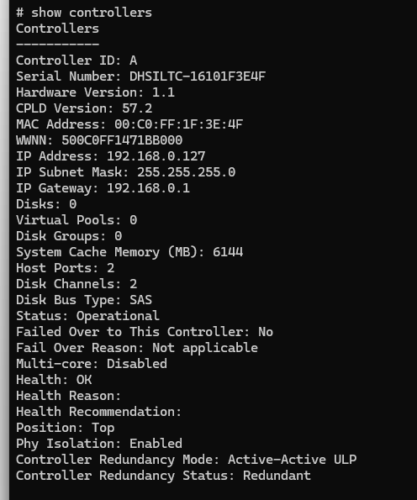 HP RAID Disk Shelf Storage Array Controller 12Gb SAS SPS-MSA 1050 803277-001 - Picture 15 of 19