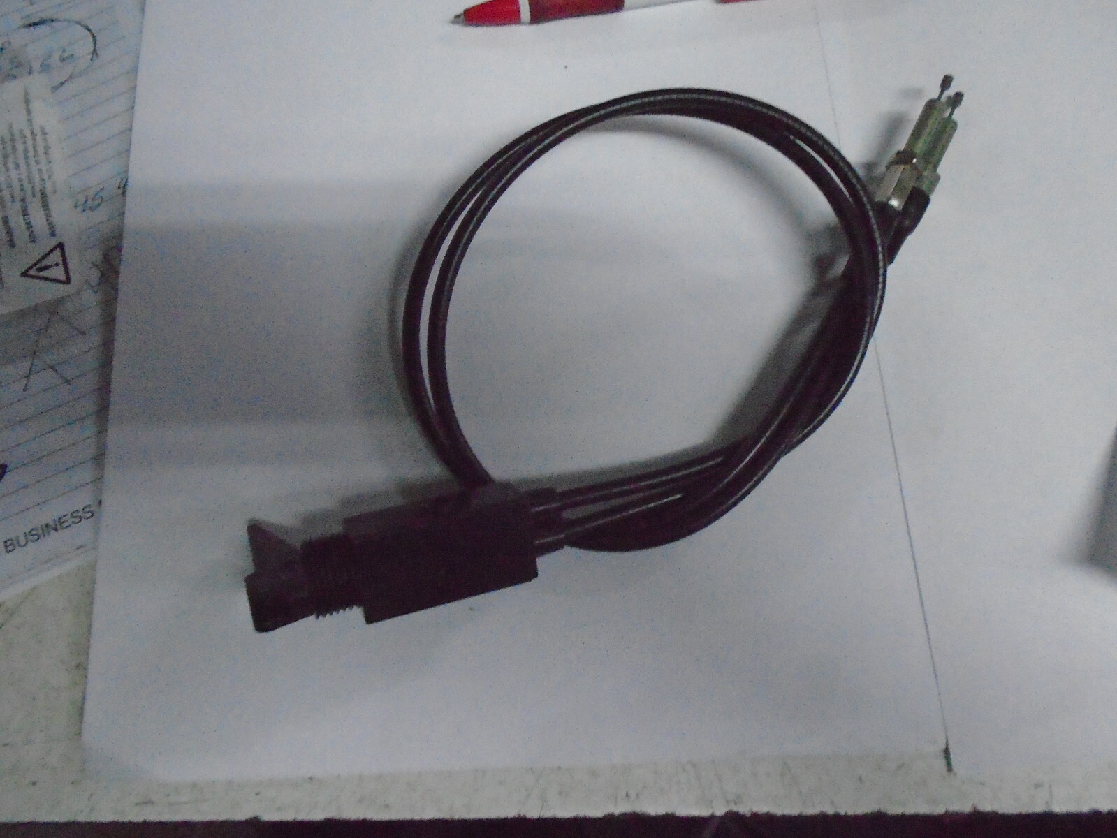 Dual Choke Cable Straight 24.5" Long Snowmobile Mikuni Carbs 403138400