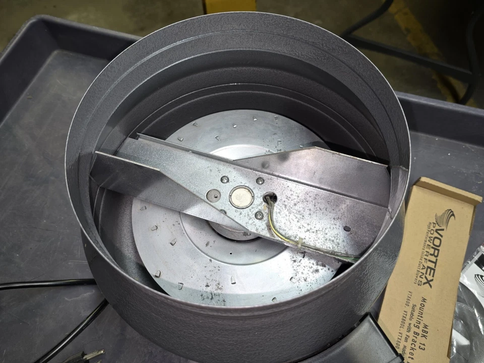 Vortex 10" 791 CFM VTX1000 Powerfan Centrifugal Blower - Image 4 of 4