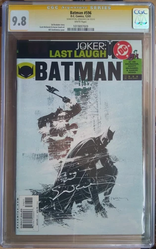 cgc 9.8 Batman #596 Signature Series Bill Sienkiewicz