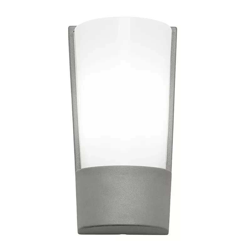 Outdoor Wall Light 2 x 9W G23 2 Pin Silver Endon Enluce Trophy EL-YG-8500