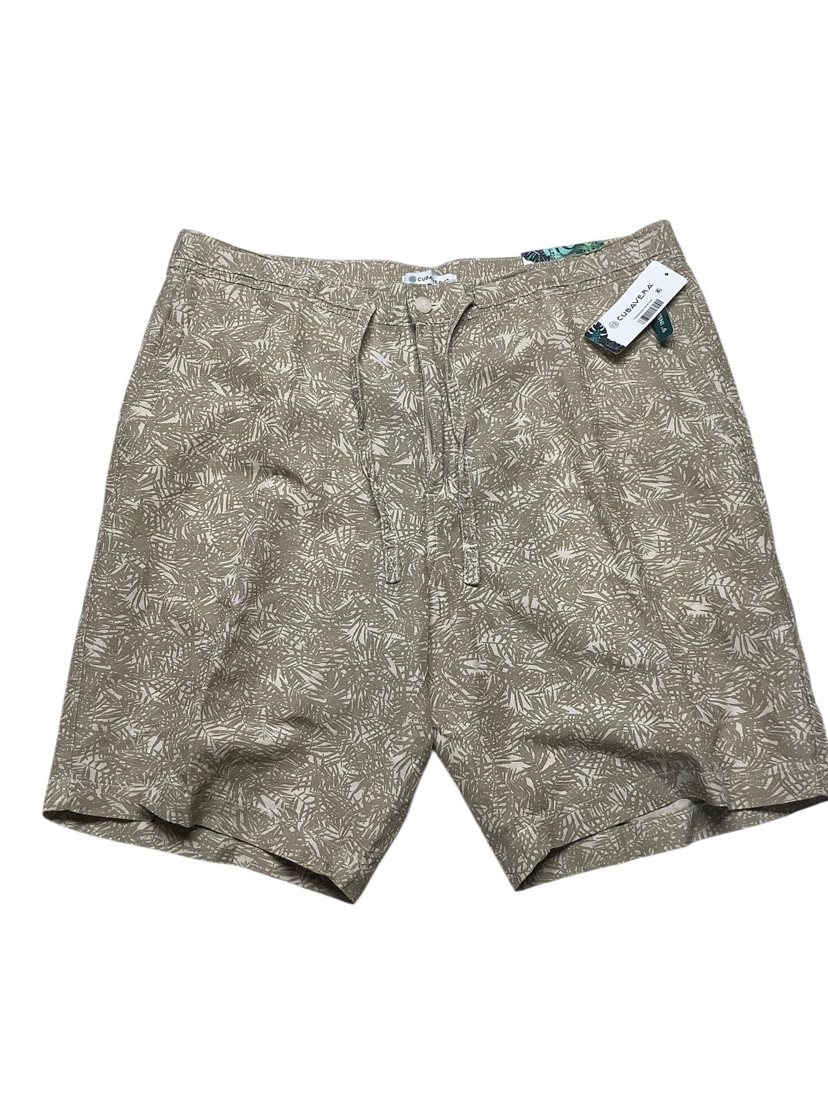 Мужские шорты Cubavera Regular fit на завязках серебристая подкладка бежевый однотонныйXL 4490₽