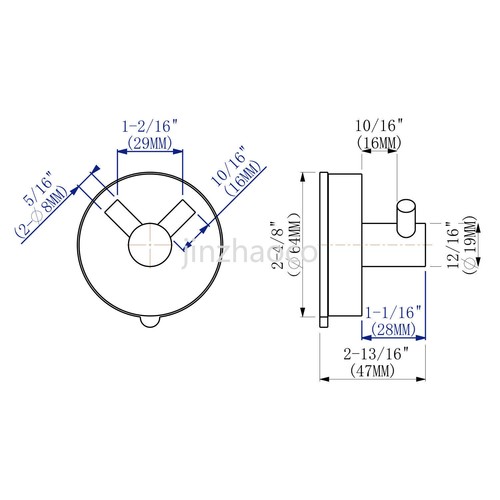 2X Strong Vacuum Suction Cup Hook Shower Towel Holder Hooks for Bathroom Kitchen - Picture 3 of 13
