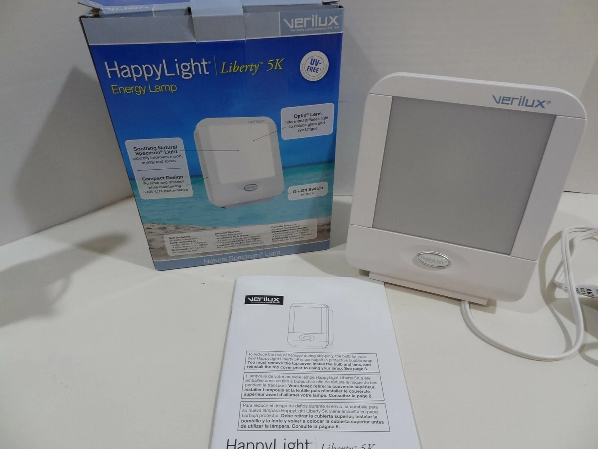 Verilux Happy Light Liberty 5K Natural Spectrum Energy Lamp Mood