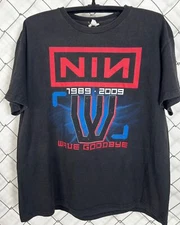 Nine Inch Nails 1989 Tour basic black Remake T shirt Classic tee NH18766