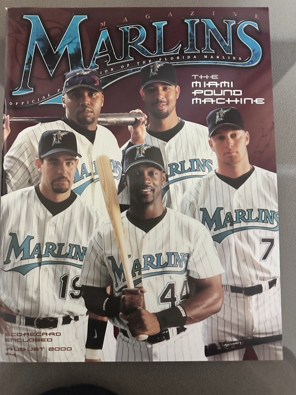 Marlins Magazine Aug 2000 Vol 8 Issue 4 Florida Marlins Baseball Illustrated
