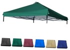 10x10 Canopy Replacement Top with Air Vent Silver Coated for 10X10 Forest Green
