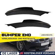 F�r BMW E90 E91 M Paket Spoilerecken Frontspoiler Flaps Spoiler Carbon-Optik L+R