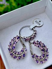 Jewelry Set   Stainless Steel, Cubic Zirconia, 3 Pieces