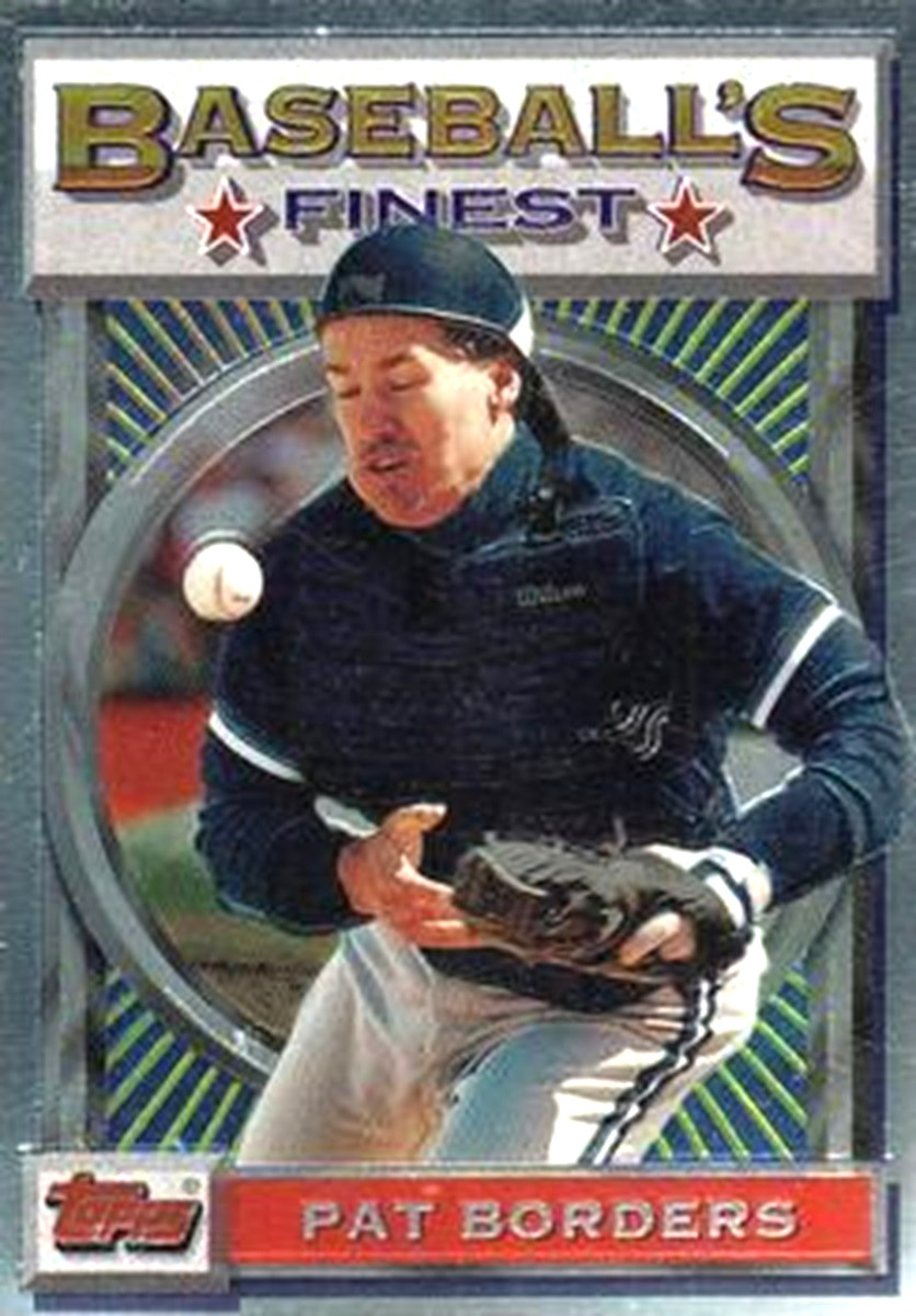 1993 Finest #133 Pat Borders Toronto Blue Jays