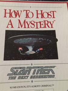 How to Host a Mystery Star Trek The Next Generation Special Edition 1992 NEW