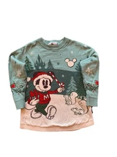 2022 XS/4 Childs Disney Mickey Mouse Seasons Greetings Christmas Spirit Jersey