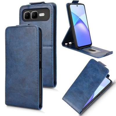 Vertical UP Down Flip Leather card slots Stand Case For Infinix Smart 10 Plus 4G