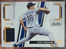 ⚾️ YUSEI KIKUCHI 2019 Panini Absolute 3 PATCH RELIC  # /99 🔥 MARINERS Angels