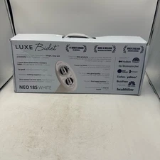 LUXE Bidet Neo Mechanical Bidet Attachment White Neo 185 Dual Nozzle Self-Cleani