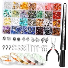 1660Pcs Jewelry Making Kits for Adults Women with 28 Color Crystal Beads