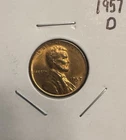 1957-D  Lincoln Wheat Cent Penny XF