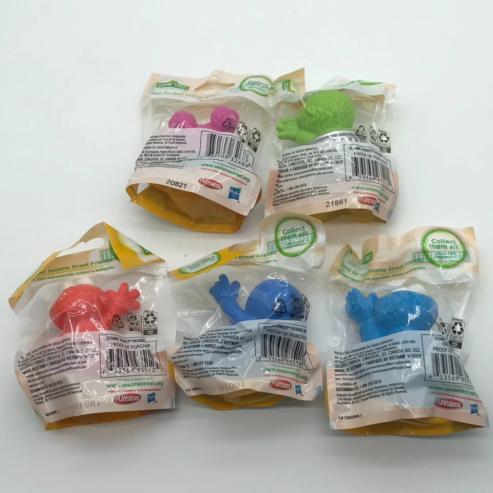 Lote de 5 Figuras Playskool Plaza Sésamo Edades 18m 4 Años Nuevas Foto 2 de 4