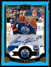 2015-16 O-Pee-Chee Platinum Blue Rainbow Auto Oscar Klefbom #OK