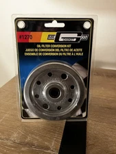 🇺🇸 New Mr. Gasket 1270 Oil Filter ADAPTER Bbc Sbc 1957-1967 V8 Chevy Chevrolet
