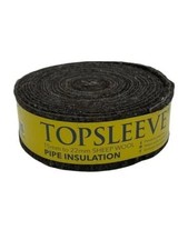 Topsleeve Wool Pipe Insulation Lagging 7.2m 15mm–22mm Eco Fire Retardant Wrap