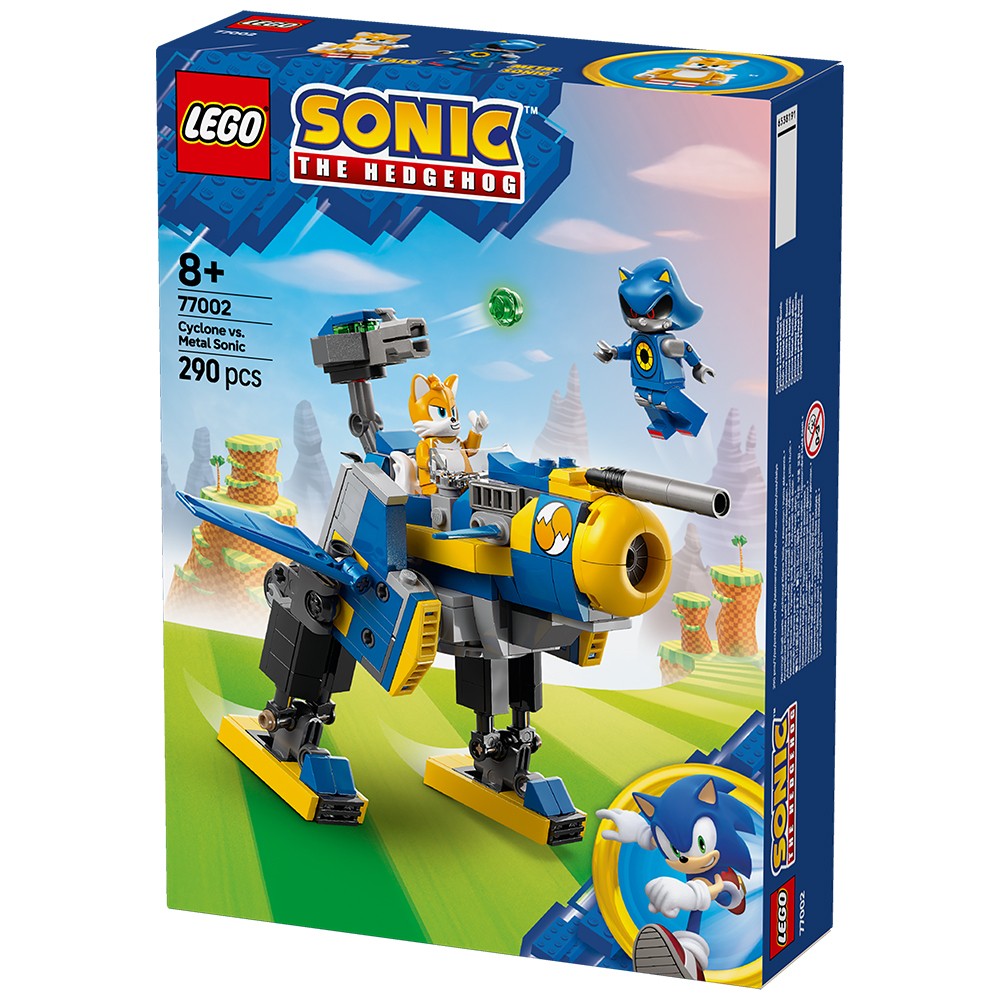 LEGO Sonic the Hedgehog: Cyclone vs. Metal Sonic 77002 | Toys for 8+ Year Old Boys & Girls, Collectible Mech Figure, 2 Video Game Minifigures, Metal, Gaming Gift, 290 Pieces - Image 2