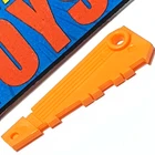 Vtg Transformers G1 Hoist LEFT RADAR PANEL WING fin accessory original orange