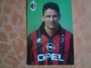 Roberto Baggio WM94 Nationalspieler(57xA Italien)Orig. signierte Autogrammkarte