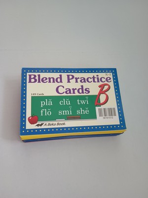 Abeka Blend Practice cards B