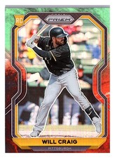 2021 Panini Prizm #247 Will Craig Green Prizm Refractor