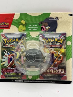 pokemon 2 booster packs and 1 eraser Pokémon TCG: Back to School Blister 2024 [Gengar] themed eraser Those eraser blisters always have