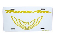 PONTIAC TRANS AM FIREBIRD METAL COCHE NOVEDAD MATRÍCULA AUTO ETIQUETA